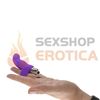 Bala vibradora con agarre para dedo y estimulacion clitorial